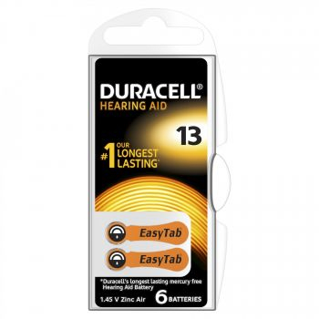 Батарейка Duracell ZA13 BL6 (6)
