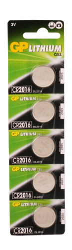 Батарейка GP CR2016 BL5 (5/100)