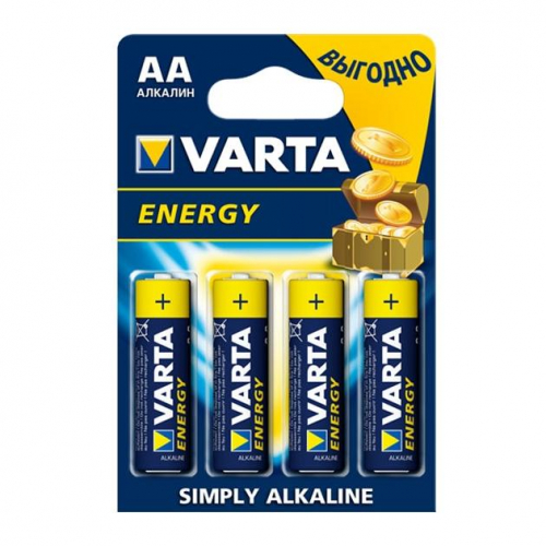 Батарейка Varta LR06 AA Energy BL4 (4106) (4/80)