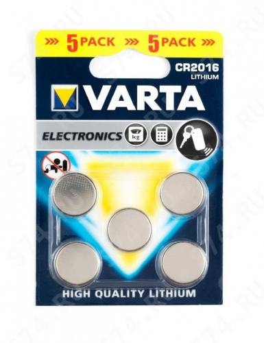 Батарейка Varta CR2016 (6016) BL5 (5/50/500)