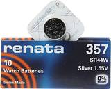 Батарейка Renata SR44W 357 (1/10)