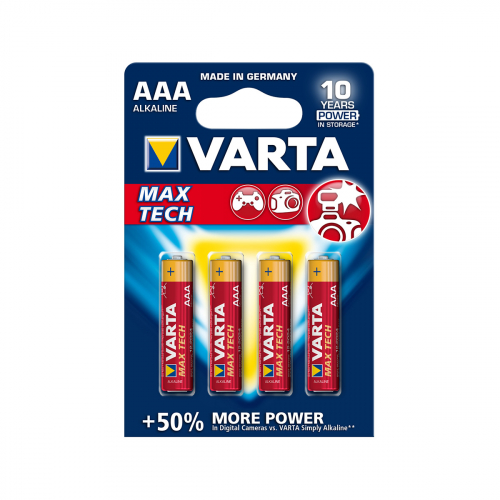 Батарейка Varta LR03 AAA LongLife Max Power (Max Tech) (4703) BL4 (4/40)