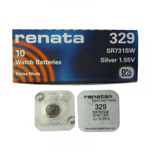 Батарейка Renata SR 731SW 329 (1/10)