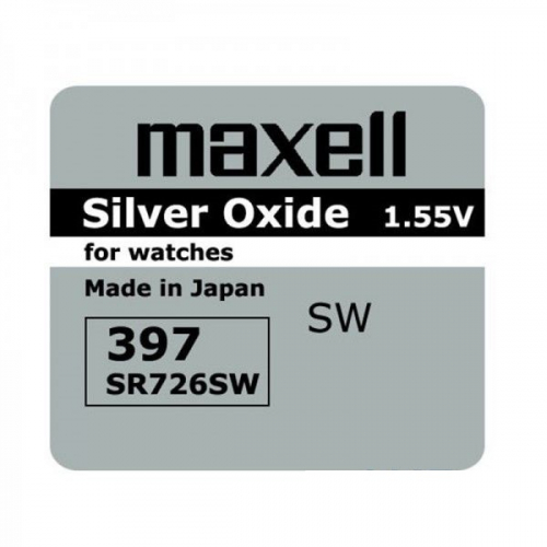 Батарейка Maxell SR726SW 397 (1/10)