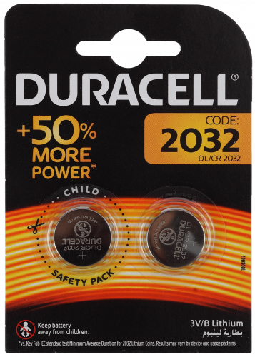Батарейка Duracell CR2032 BL2 (2/20)