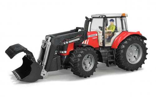 Трактор Massey Ferguson 7600 с погрузчиком