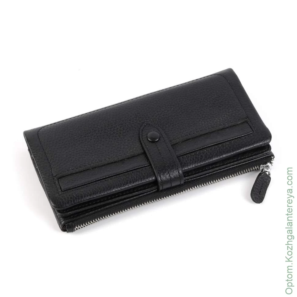 Женский кожаный купюрник 3230 Блек