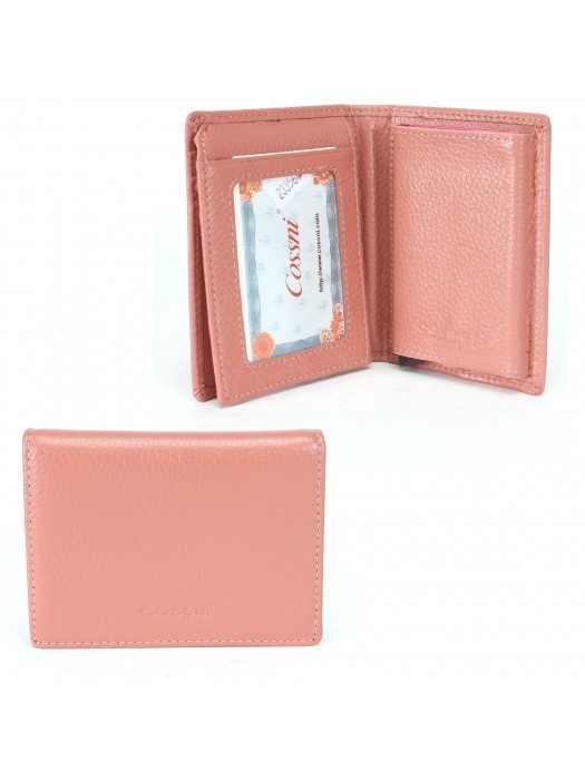 Кредитница (картхолдер) Cossni-3739, 1 отд, 10 карм, розовый SALE 233564