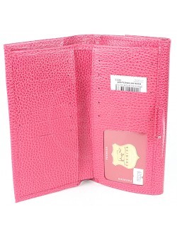 Портмоне женское Premier-В-30 н/к, 3 отд, 12 карм, фуксия флотер (137) 193329