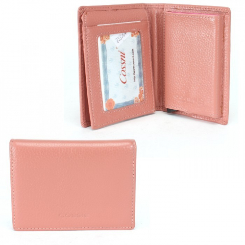 Кредитница (картхолдер) Cossni-3739, 1 отд, 10 карм, розовый SALE 233564