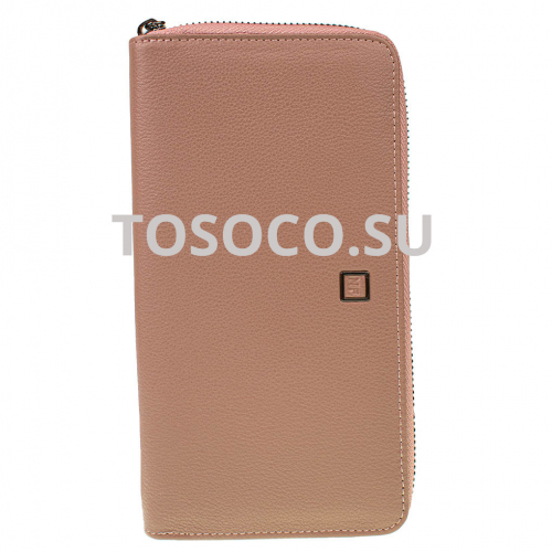 nf-9285-a pink кошелек Nina Farmina натуральная кожа 10x20x2