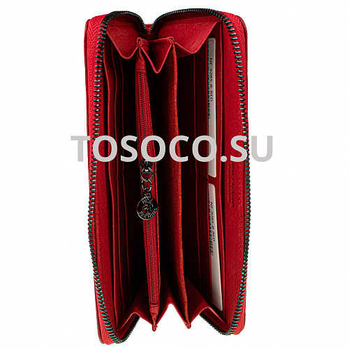 nf-9285-b red кошелек Nina Farmina натуральная кожа 10x20x2