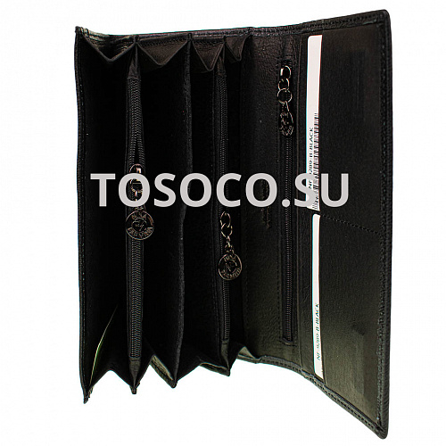 nf-9289-b black кошелек Nina Farmina натуральная кожа 9x19x2