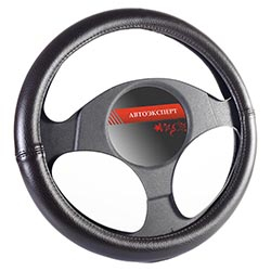 Оплетка рулевого колеса, размер М, серия Stokman, цвет темный венге красная отстрочка	