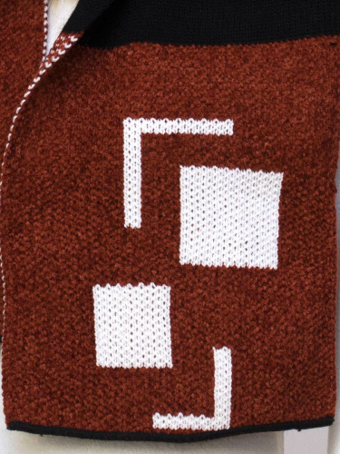 Комплект шляпа+шарф женский весна-осень Qadro (Цвет коричневый), размер 56-58, шерсть 30%