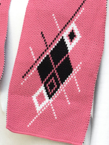 Комплект шляпа+шарф женский весна-осень Bloom (Цвет розовый), размер 56-58, шерсть 30%