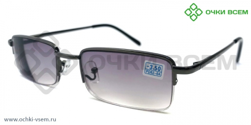 Корригирующие очки FARSI Тонированное A1414 Черный