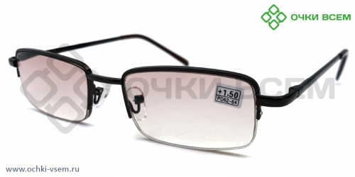 Корригирующие очки FARSI Тонированное A1414 Коричневый