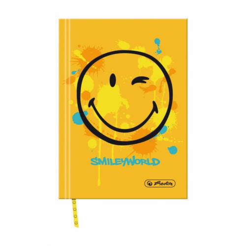 131,256p. 291,68p. Книжка записная  SmileyWorld Edition, А6, 96л, кл, оранж.
