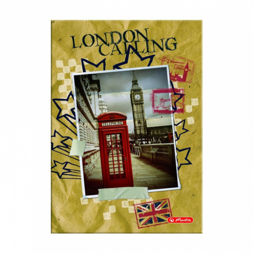 Книжка записная City Trips, А5, 96л, кл, London