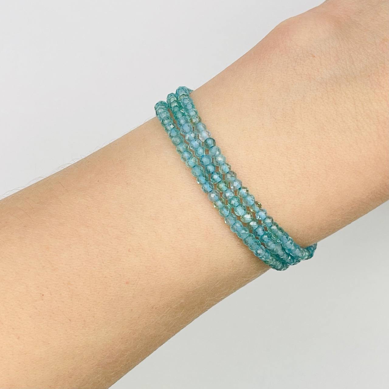 Радуга Самоцветов Бусины для украшений из Апатита