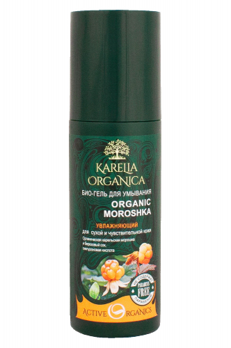 Био-гель для умывания  organic moroshka увлажняющий 150 мл - Karelia Organica