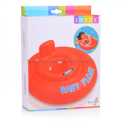 Круг для плавания My Baby float, с сиденьем, d=76 см, от 1-2 лет, 56588EU INTEX