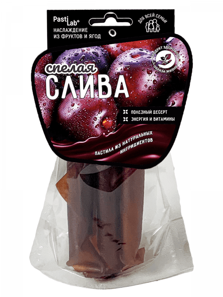Pastilab. Фруктовая пастила Сливовая, 50г. 1/20