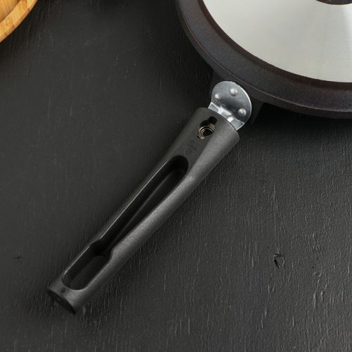 Сковорода блинная KUKMARA «Традиция», d=22 см, съемная ручка, антипригарное покрытие