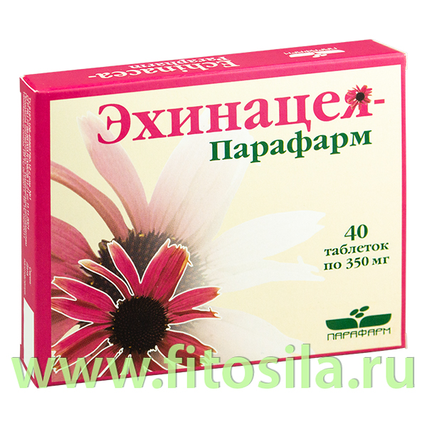 Эхинацея-Парафарм БАД, № 40 табл. х 0,35 г Витамер
