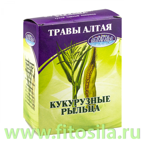 Кукурузные рыльца, 25 г, коробочка, чайный напиток