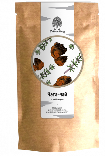 Чайный напиток Чага-чай с чабрецом / CraftTea / 70 г