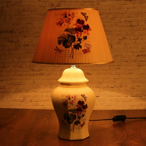 Лампа настольная керамика 