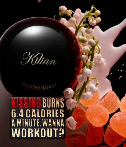 kissing burns calories perfume