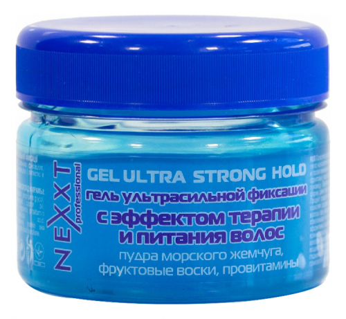 NEXXT Gel Ultra Strong Hold Гель ультрасильной фиксации с эффектом терапии и питания волос 110 мл