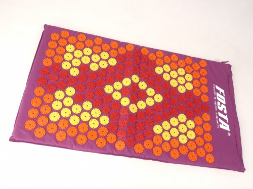 F 0107_Аппликатор (коврик + валик аккупунктурный) фиолетовый