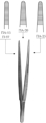 Пинцет анатомический 145 мм(пм-11ss*) J-16-022