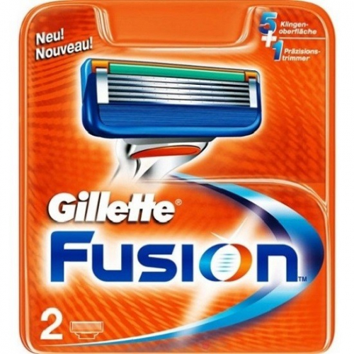 Gillette Fusion сменные кассеты (2 шт)