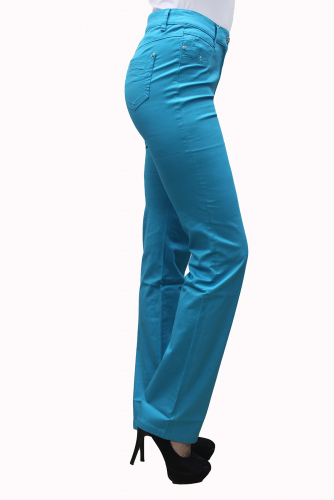 S70040-1402-14--Слегка приуженные голубые брюки р.13(5шт), 17(6шт), 21(7шт), 23(6шт)