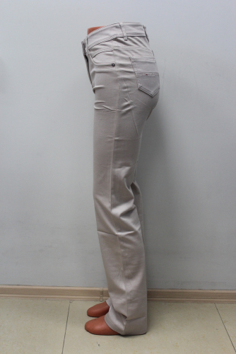 MS5628-5--Прямые бежевые брюки р.9 9