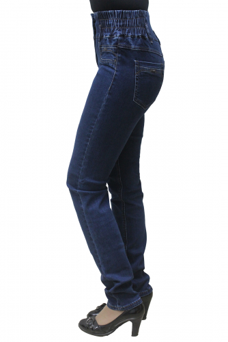 SK71899-4003-1--Зауженные синие с поясом-корсет джинсы р.9