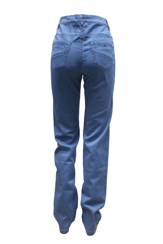 SS72475-2465--Слегка приуженные голубые джинсы р.11
