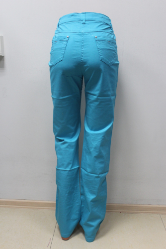 M-S70908B-1399-19--Слегка приуженные голубые брюки р.13,17,19