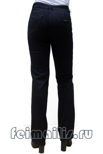 MS8155--Прямые черные джинсы р.9(3 шт),11