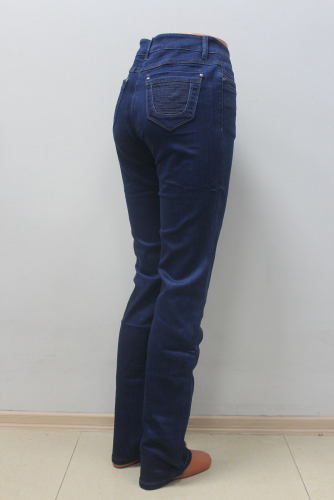 SS8406--Слегка приуженные синие джинсы р.9,9