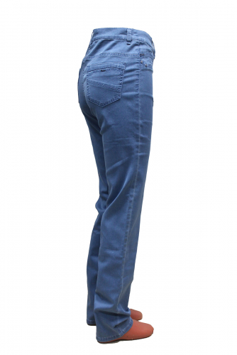 SS72475-2465--Слегка приуженные голубые джинсы р.11