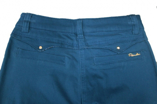 SK8663-3--Зауженные синие джинсы р.9