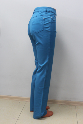 S70886B-1399-15--Слегка приуженные голубые брюки р.11(2 шт),13(3 шт),15,17,23(2 шт)