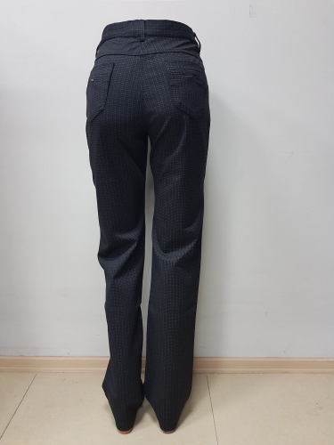 S70868-7901-3331C--Слегка приуженные черно-коричневые брюки р.13(5 шт),15(5 шт)