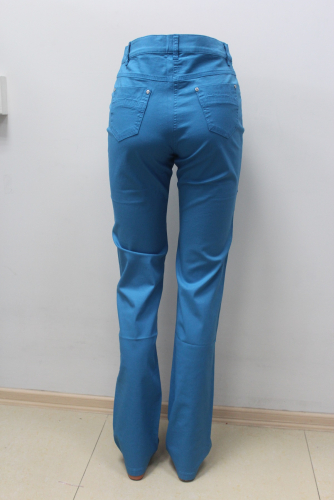 S70886B-1399-15--Слегка приуженные голубые брюки р.11(2 шт),13(3 шт),15,17,23(2 шт)